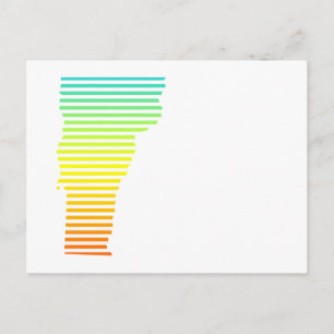 vermont chill fade briefkaart