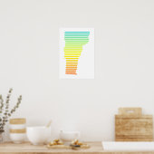 vermont chill fade poster (Keuken)