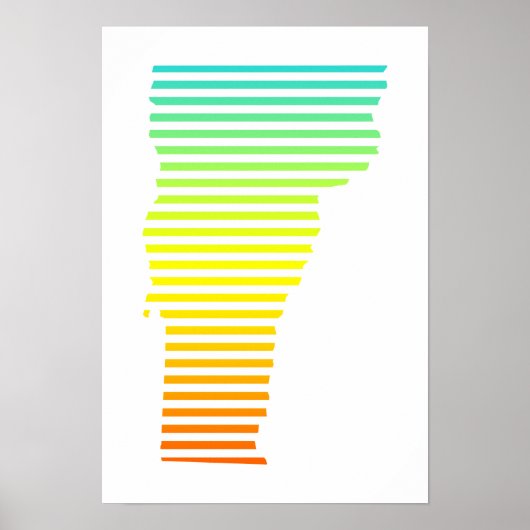 vermont chill fade poster (Voorkant)