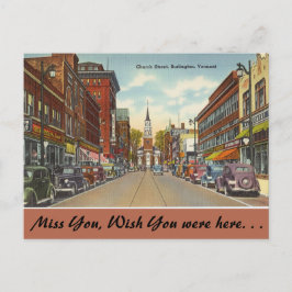 Vermont, Church Street, Burlington Briefkaart
