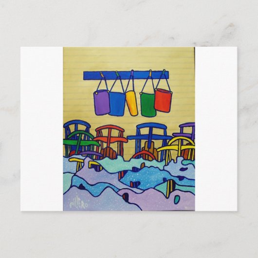 Vermont Color o door Piliero Briefkaart (Voorkant)