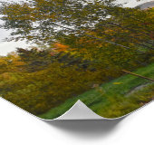 Vermont Country Lane in het najaar Poster (Hoek)