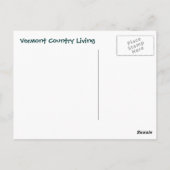 Vermont Country Living Briefkaart (Achterkant)