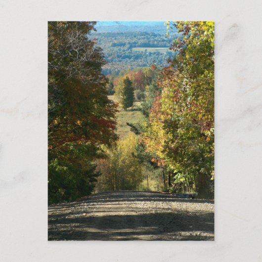 Vermont Country Road briefkaart (Voorkant)