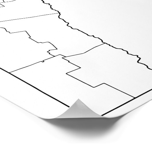 Vermont County's Blank overzicht (Hoek)