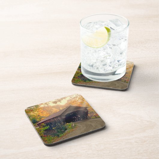 Vermont Covered Bridge Bier Onderzetter (Rechterzijde)