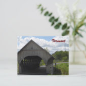 Vermont Covered Bridge Briefkaart (Staand voorkant)