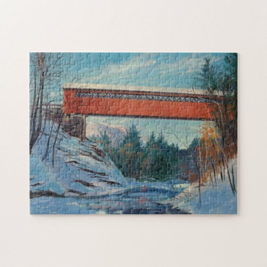 Vermont Covered Bridge Legpuzzel (Horizontaal)