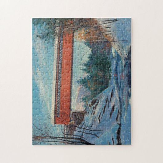 Vermont Covered Bridge Legpuzzel (Verticaal)