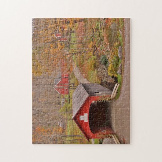Vermont Covered Bridge Legpuzzel (Verticaal)