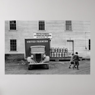 Vermont Dairy Co-op, jaren '30 Poster