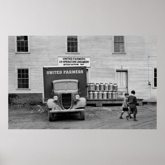 Vermont Dairy Co-op, jaren '30 Poster (Voorkant)