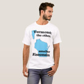 Vermont: de andere, kleinere Wisconsin T-shirt (Voorkant volledig)