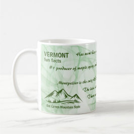 Vermont, de Groene Berg-staatsfeiten Koffiemok