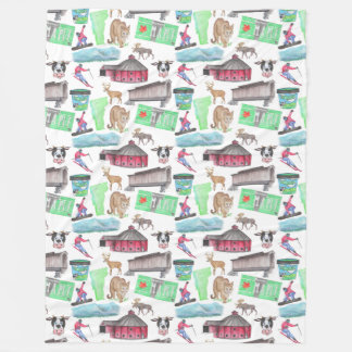Vermont Design Fleece Blanket