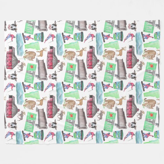 Vermont Design Fleece Blanket Deken (Voorkant (Horizontaal))