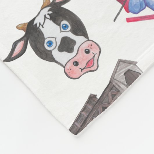 Vermont Design Fleece Blanket Deken (Hoek)