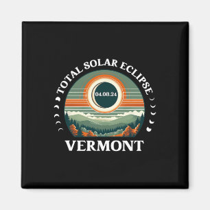 Vermont Eclipse 4.08.24 Amerika Totaal Zonne-Eclip Magneet