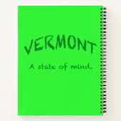 Vermont. Een gemoedstoestand Notitieboek (Achterkant)