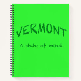 Vermont. Een gemoedstoestand Notitieboek
