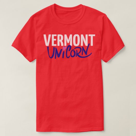 Vermont Eenhoorn 2 T-shirt (Design voorkant)