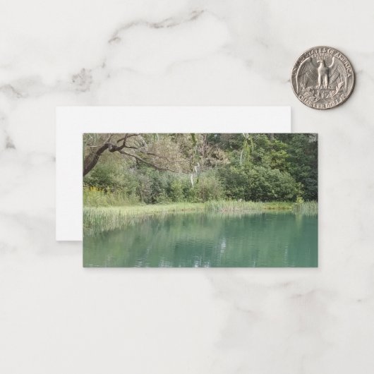 Vermont Fall Scene Card Notitiekaartje (Voorkant / Achterkant in situ)