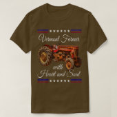 Vermont Farmer Retro T-shirt (Design voorkant)
