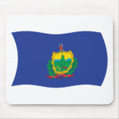 Vermont Flag Mousepad Muismat (Voorkant)