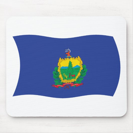Vermont Flag Mousepad Muismat (Voorkant)