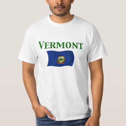 Vermont Flag T-shirt (Voorkant)