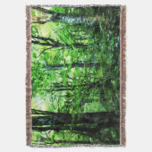 Vermont Forest in de zomer Deken (Voorkant Verticaal)