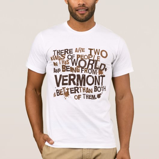 Vermont (Funny) Gift T-shirt (Voorkant)