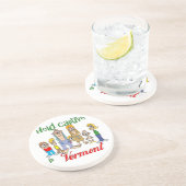 Vermont Funny Trailer Park Sandstone Onderzetter (Zijkant)