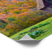 Vermont Garden in het najaar Poster (Hoek)