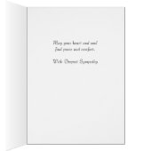 Vermont Goats Sympathy Card (Binnen (Rechts))