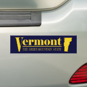 Vermont Gold Bumpersticker (Op auto)