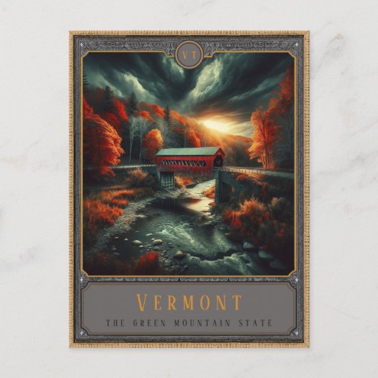Vermont | Gotische kunst Briefkaart (Voorkant)
