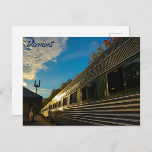 Vermont Green Mountain Flyer op Sunset Briefkaart (Voorkant / Achterkant)