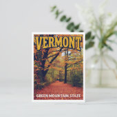 Vermont Green Mountain State Briefkaart (Staand voorkant)