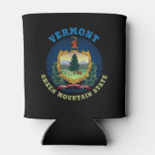 VERMONT GREEN MOUNTAIN STATE FLAG BLIKJESKOELER (Achterkant)