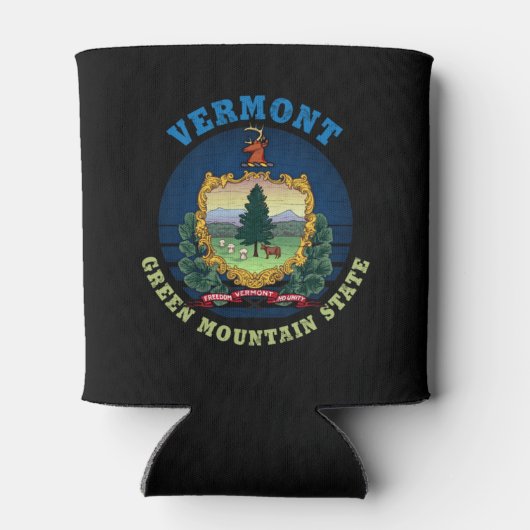 VERMONT GREEN MOUNTAIN STATE FLAG BLIKJESKOELER (Achterkant)