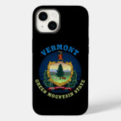 VERMONT GREEN MOUNTAIN STATE FLAG Case-Mate iPhone CASE (Achterkant)