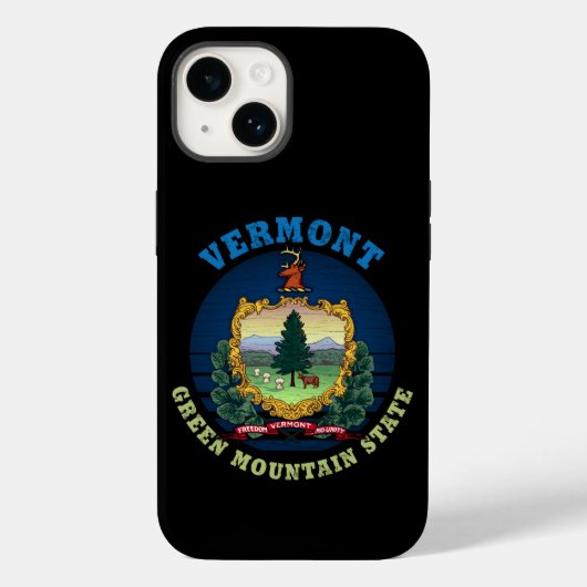 VERMONT GREEN MOUNTAIN STATE FLAG Case-Mate iPhone CASE (Achterkant)