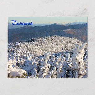 Vermont Green Mountains Mount Abraham Winter Briefkaart