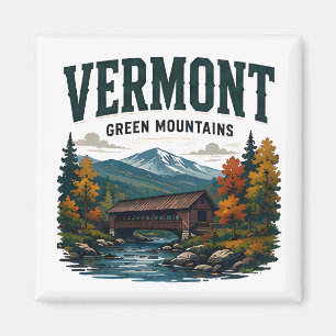 Vermont Green Mountains Schitterende Ontsnapping Magneet