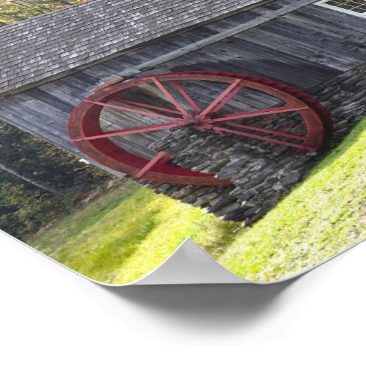 Vermont  Gristmill Poster (Hoek)