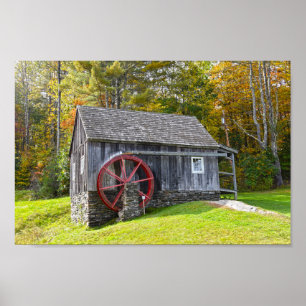  Vermont Gristmill Poster