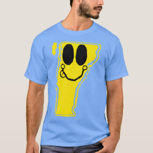 Vermont Happy Face met tong uitsteken T-shirt