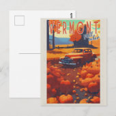  Vermont Herfst Foliage Kleur Reizen Briefkaart (Voorkant / Achterkant)