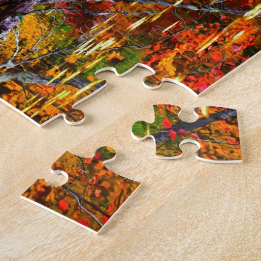 Vermont Herfst Reflections Legpuzzel (Zijkant)